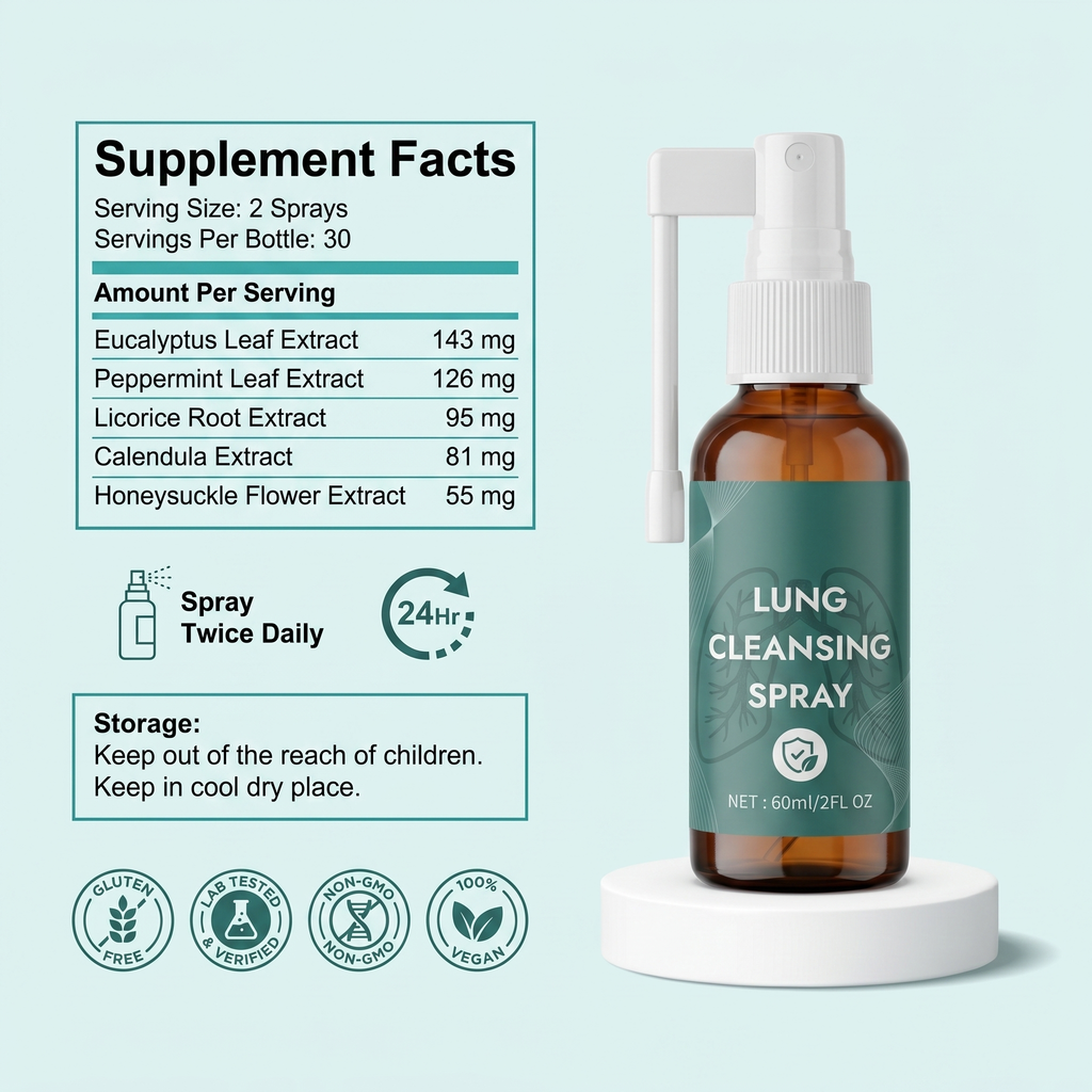 Breathra™ Lung Support Spray | 5 Botanical Extracts