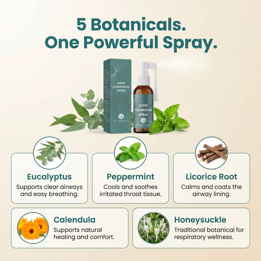 Breathra™ Lung Support Spray | 5 Botanical Extracts